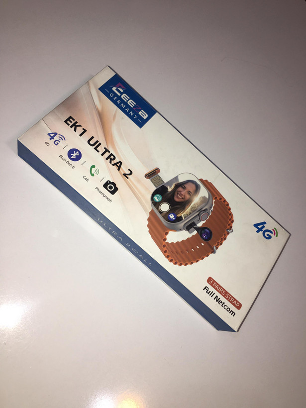 ساعت هوشمند سیمکارت خور دوربین دار Eeeza مدل EK1 Ultra 2 ریجستری