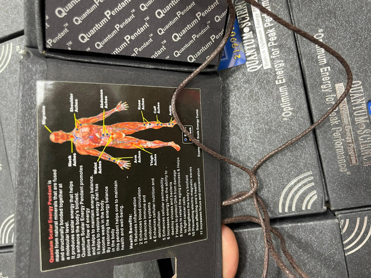 گردنبند درمانی ضد امواج الکترومغناطیسی انرژی اسکالر اورجینال Quantum Pendant- شناسنامه دار-۱۰ سال گارانتی